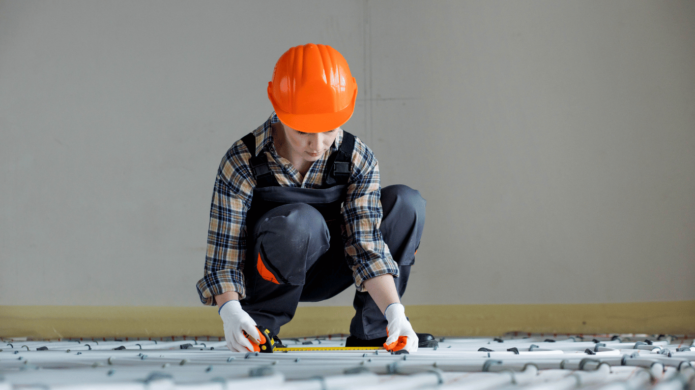 underfloor heating installation