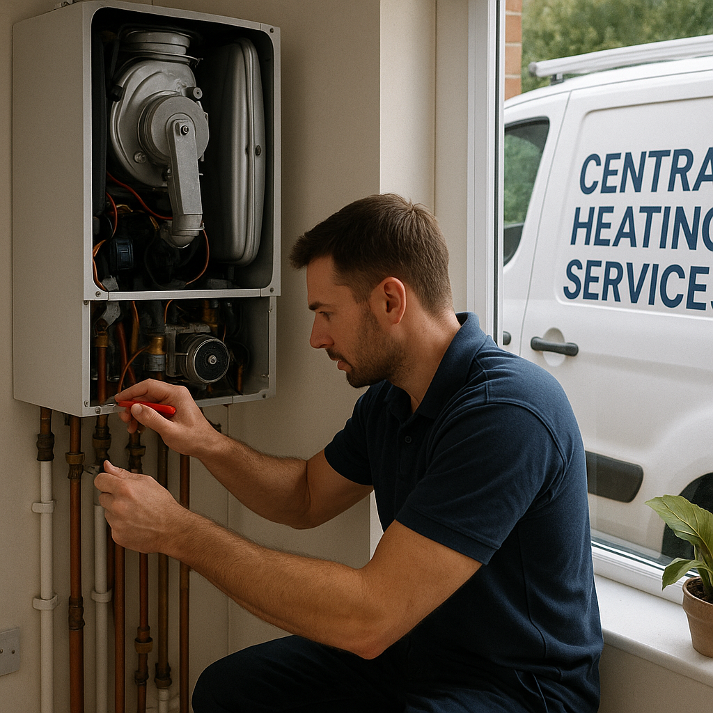 Central Heating Services in Dorchester Town Centre, UK