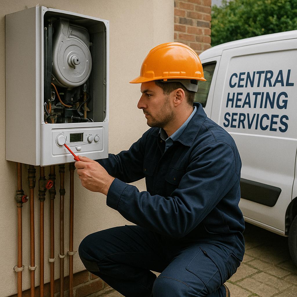Central Heating Services in Dorchester Town Centre, UK