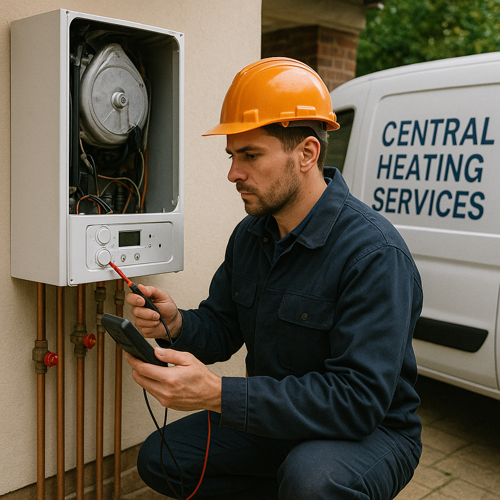 Central Heating Services in Dorchester Town Centre, UK