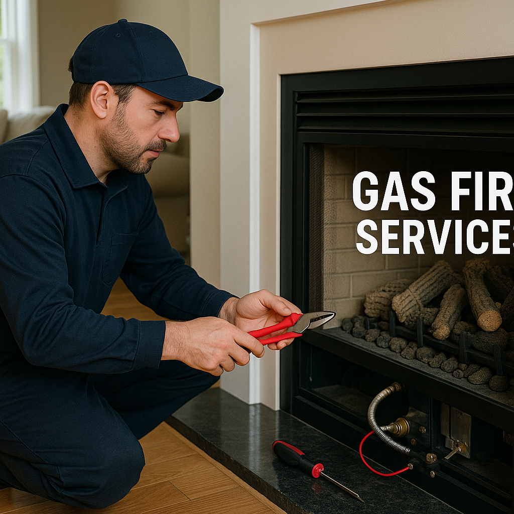 Gas Fire Services in Dorchester Town Centre, UK