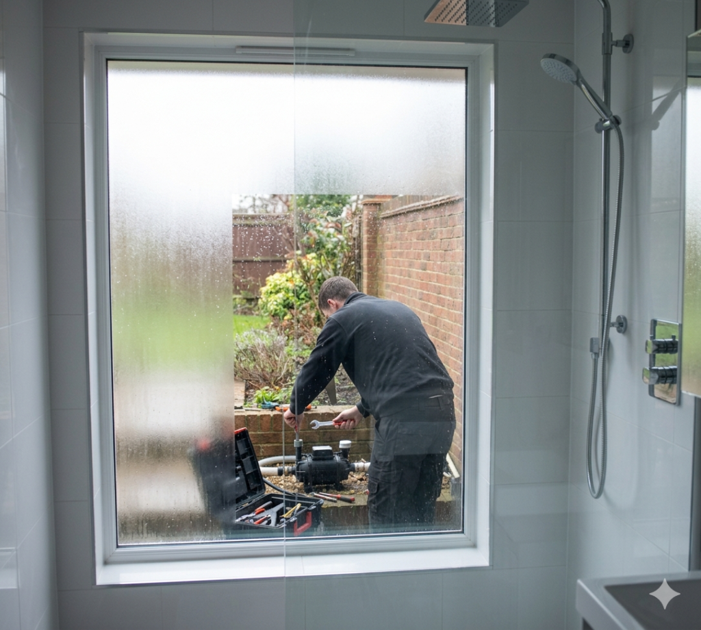 Power Shower Pump Service in Dorchester Town Centre