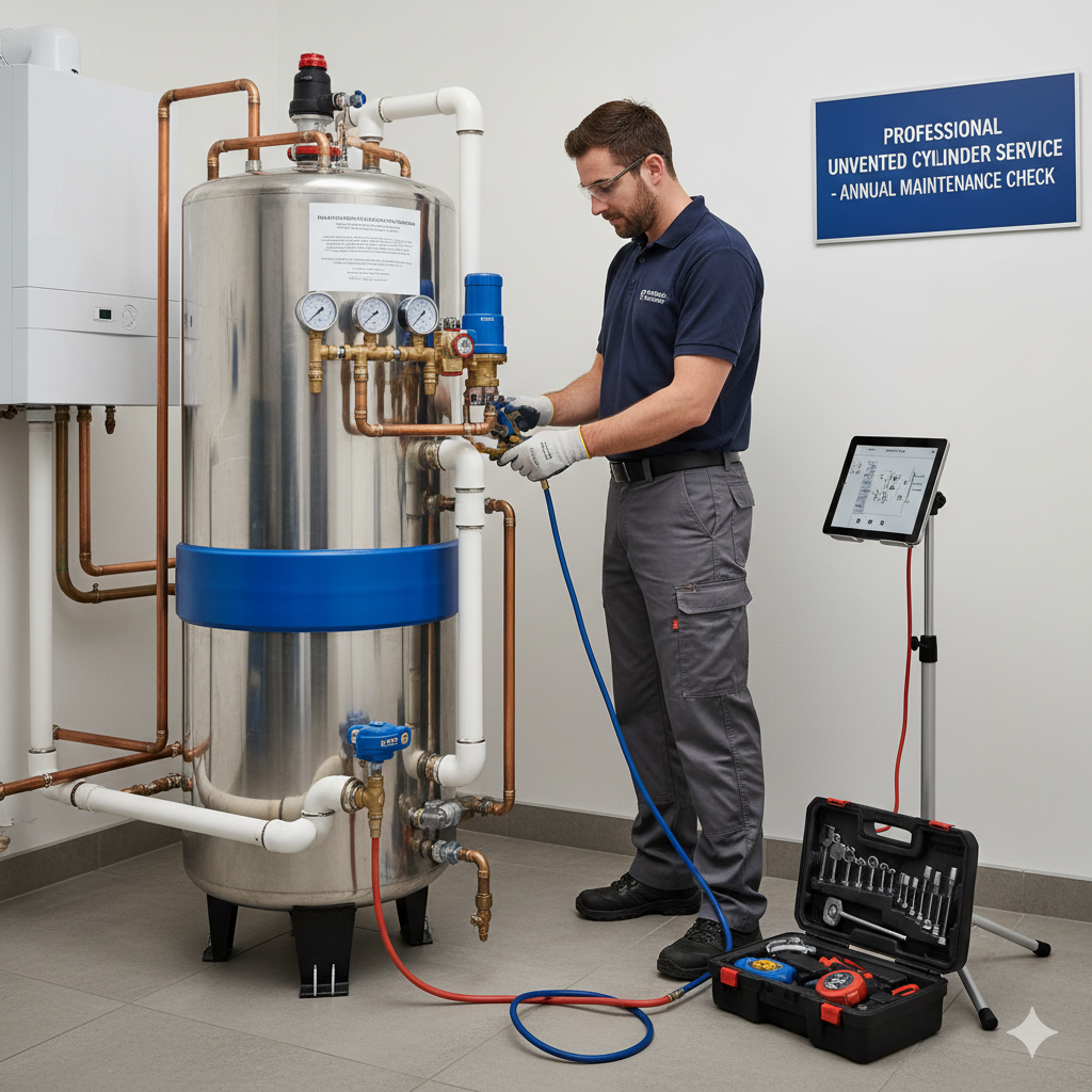 Unvented Cylinder Service Dorchester Town Centre