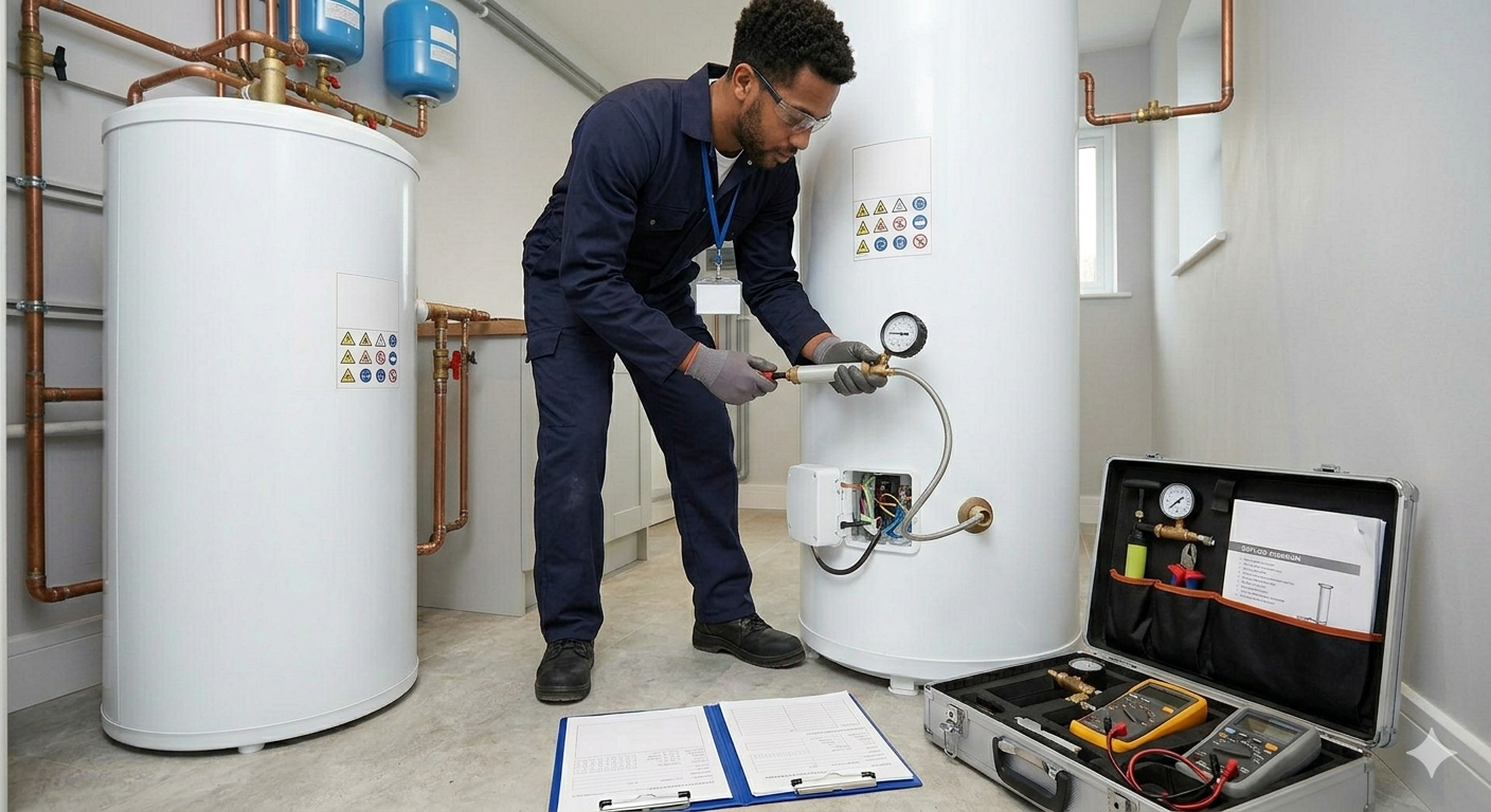 Unvented Cylinder Service in Bridport Road