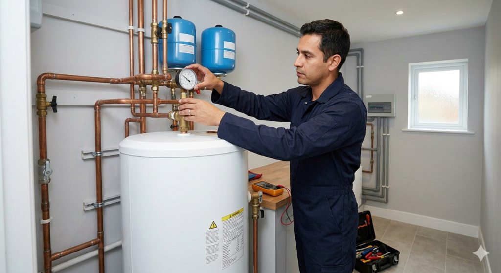 Unvented Cylinder Service in Bridport Road